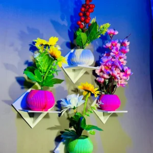 ৪ পিস ওয়াল ফ্রেম ফুলদানি